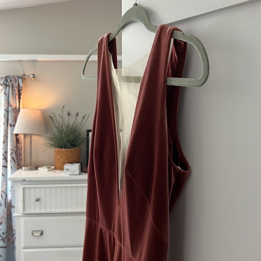 Jenny Yoo x BHLDN | English Rose Logan Velvet Maxi Dress